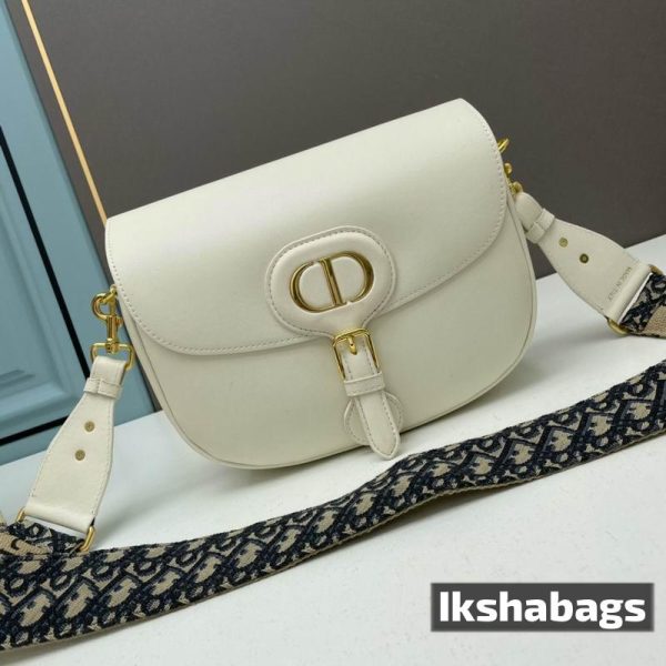 Dior Large Bobby Bag White 27*20.5*8 CM (Next to Original)