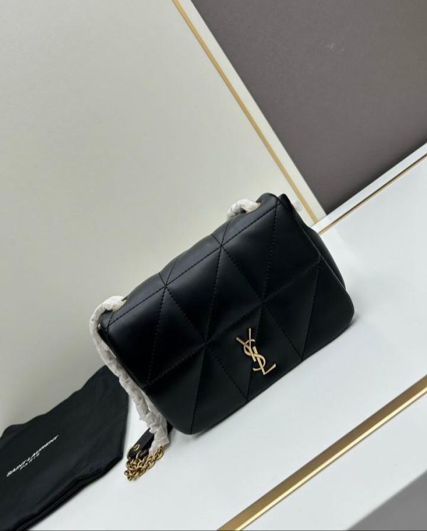 YSL Small Jamie leather in Black with Golden Hardware 20*12*7 CM (Next to Original)