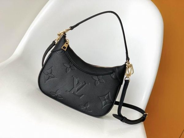 LV Bagatelle in Black with Golden Hardware 24*18*7 CM (Next to Original)