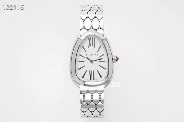 Bulgari Serpenti Seduttori Watch in Silver Finish
