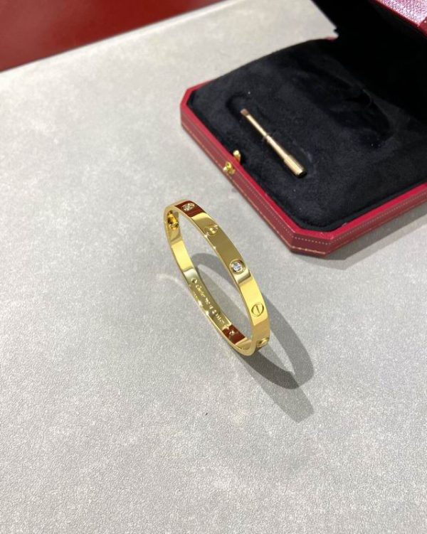 Cartier Love Bracelet in Golden Color and With Diamonds