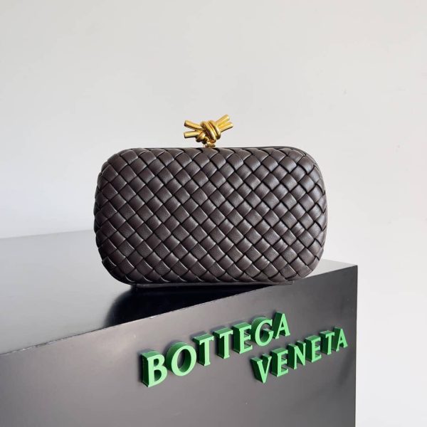 Bottega Veneta Knot in Black 20.5*12.5*6 CM (Mirror Quality)
