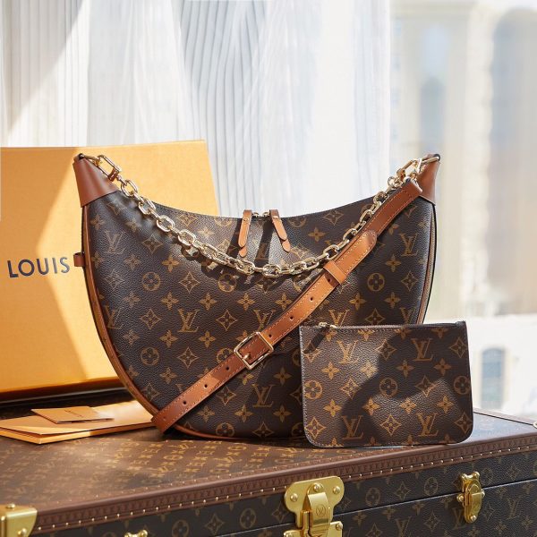 Louis Vuitton Reverse Monogram Loop Hobo 40*30*10 CM (Mirror Quality)
