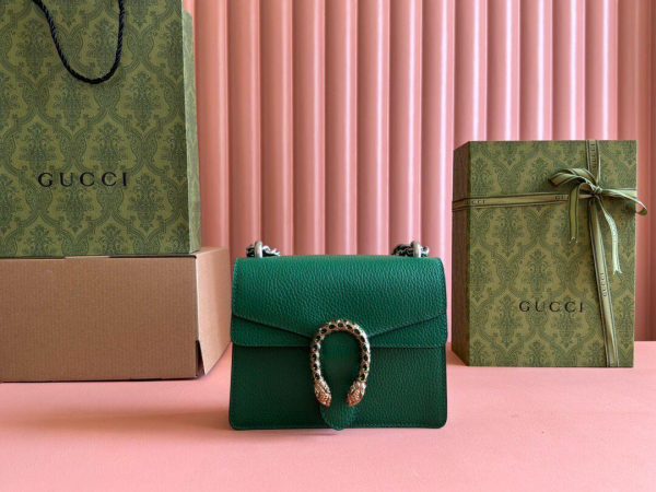 Gucci Dionysus Shoulder Bag Mini in Emeald 20*15.5*6 CM (Mirror Quality)